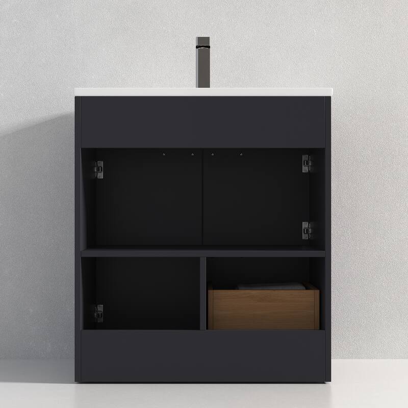 Blossom Hanover 30 Inch Bathroom Vanity with Topmount Ceramic Sink