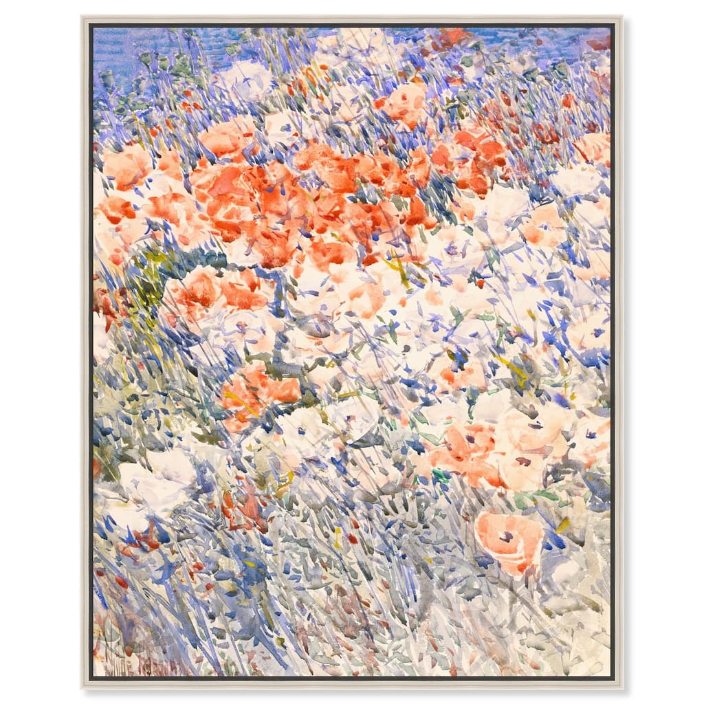 Island Garden by Childe Hassam Canvas by Art Remedy