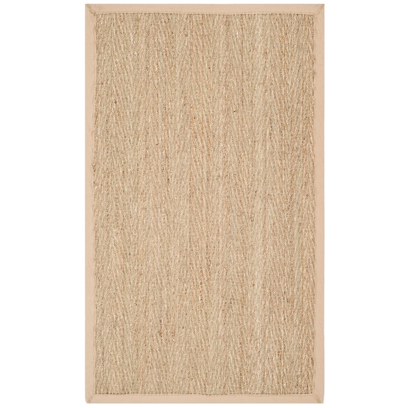 SAFAVIEH Natural Fiber Oceana Herringbone Seagrass Rug