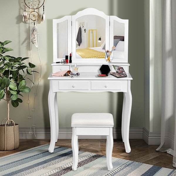 Jewelry and makeup shop vanity