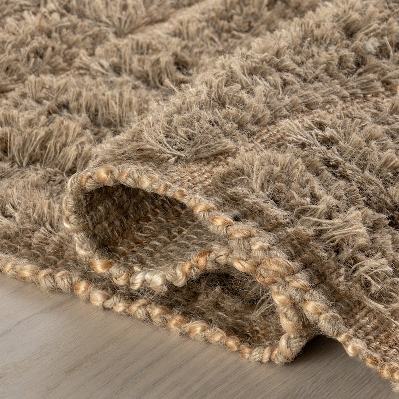 Nuloom Vonda Geometric Jute Area Rug