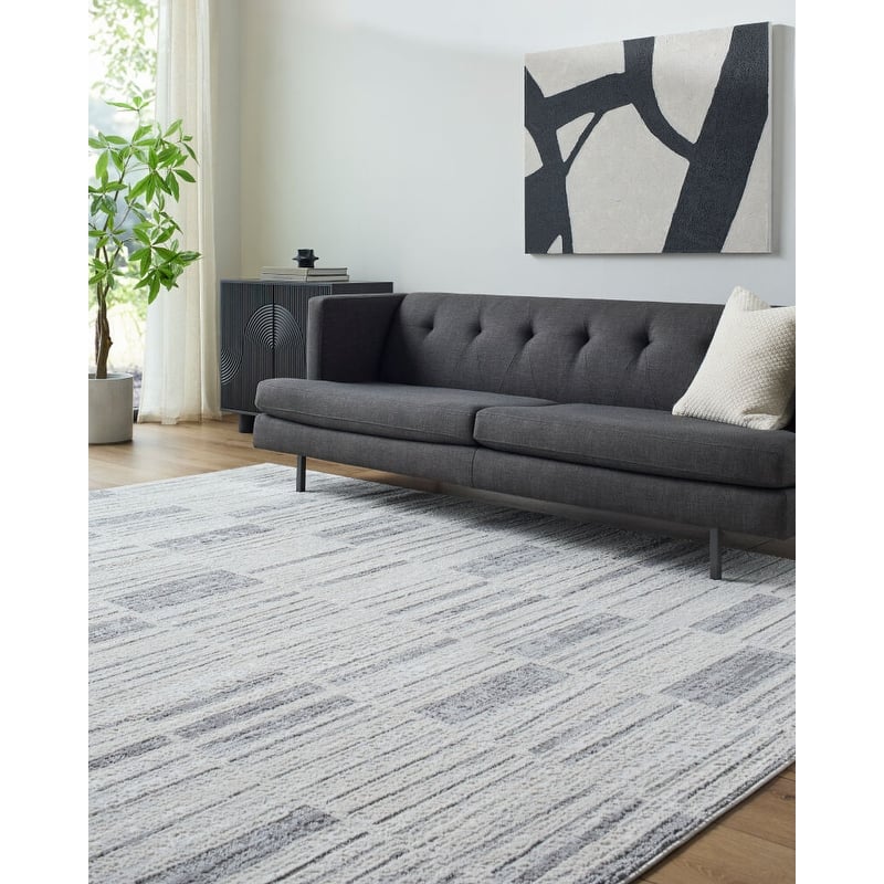 Livabliss Siyah Modern Area Rug