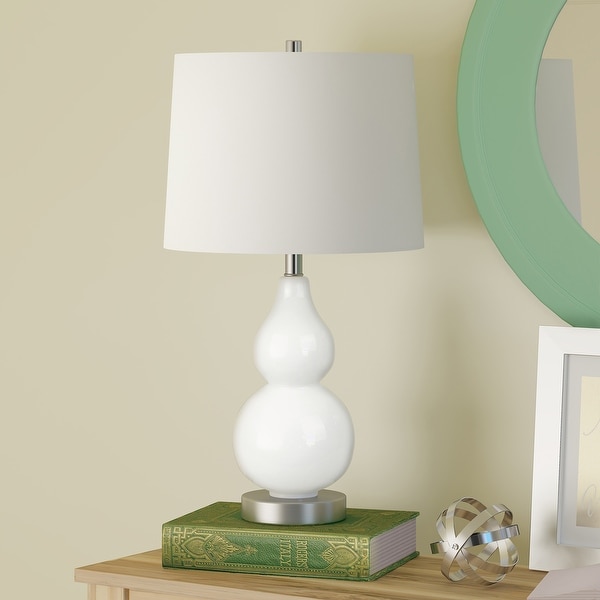 White double new arrivals gourd table lamp