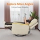 preview thumbnail 32 of 55, MCombo Power Swivel Rocker Recliner with Lumbar Support, Electric Nursery Glider Recliner Chair