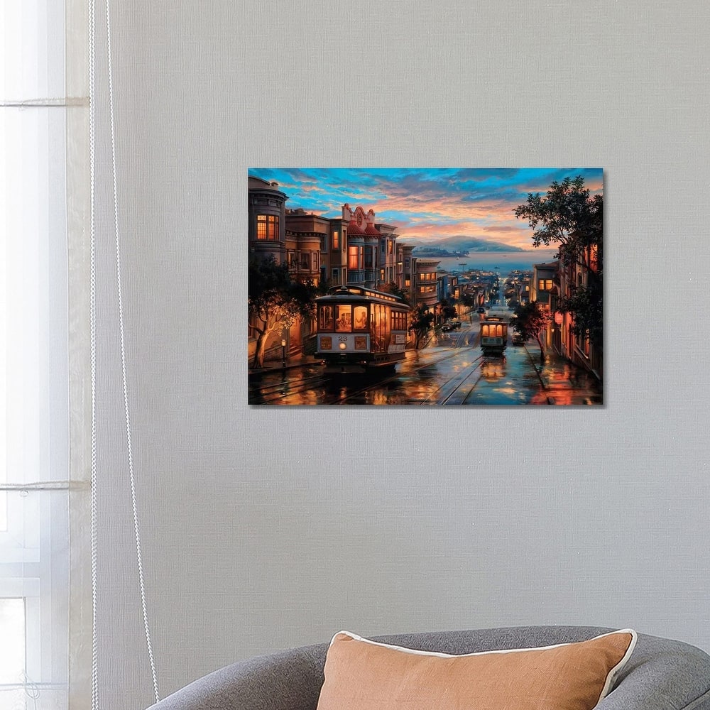 iCanvas "Cable Car Heaven" by Evgeny Lushpin Canvas Print