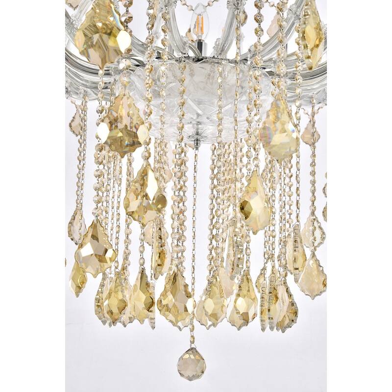 Fleur Illumination Collection Chandelier D:72in H:60in Lt:49 Chrome Finish