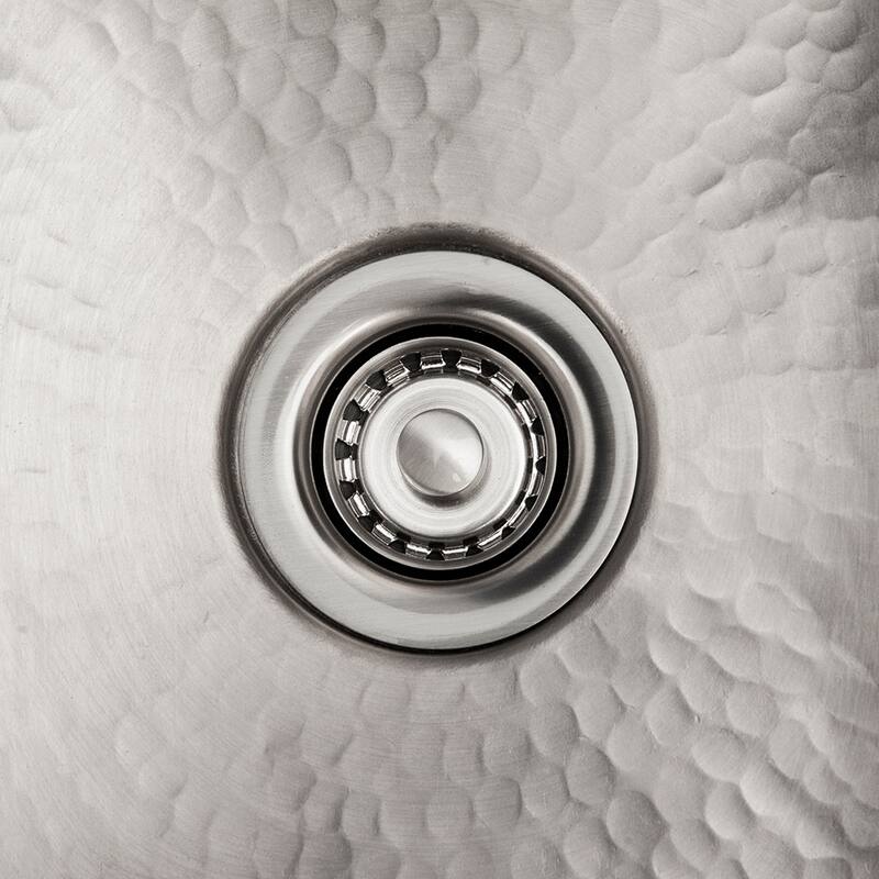 2-in Bar Basket Strainer Drain in Brushed Nickel (D-133BN)