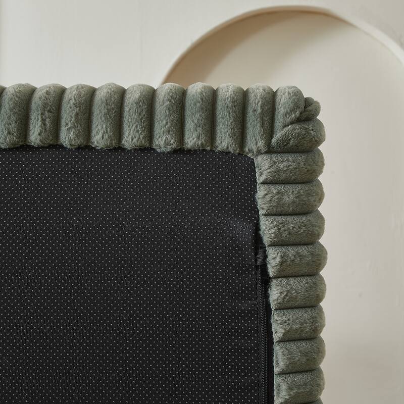 Oversized Modular Sectional Lounge Chaise, Corduroy Upholstered Boneless Sleeper Sofa, Reclining Loveseat Chair with 4 Pillows