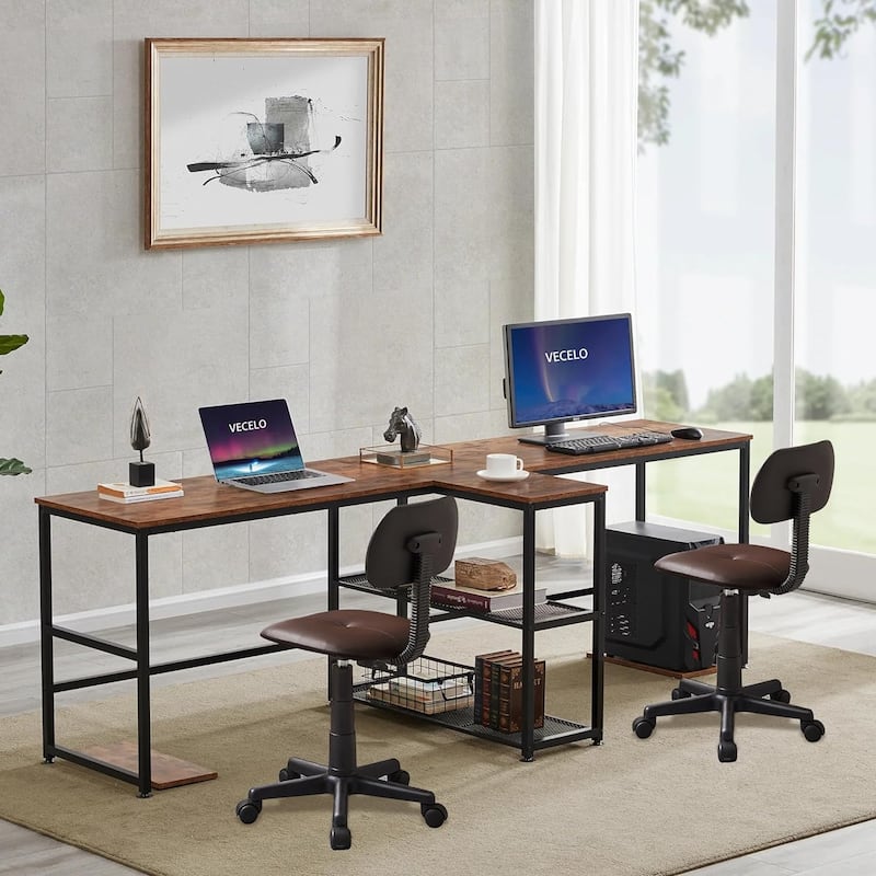 Simple Desk Chair, Morden Adjustable Height Office Chair Desk Chair without Arm