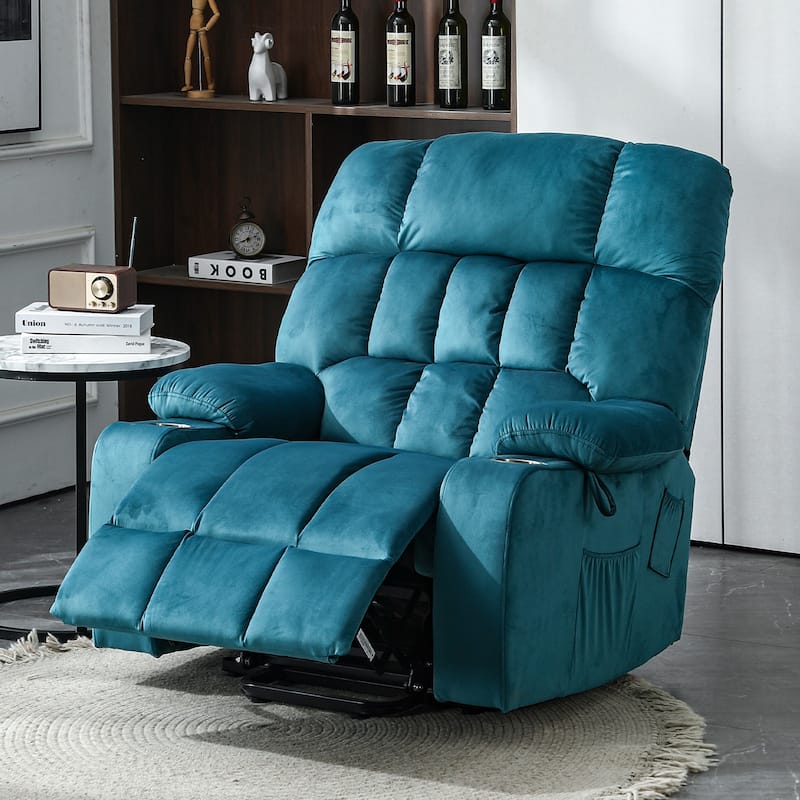 Oversized Electric Power Lift Recliner Chair with Massage and Heating
