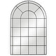 preview thumbnail 1 of 3, Uttermost Grantola Black Arch Iron Mirror
