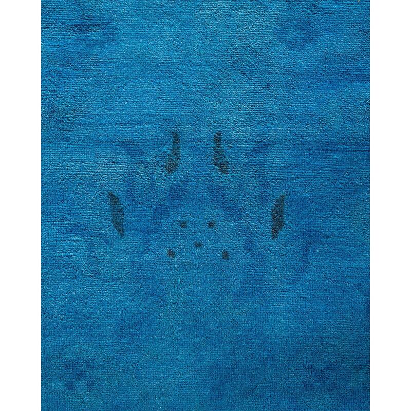 Vibrance, One-of-a-Kind Hand-Knotted Area Rug - Blue, 9' 2" x 12' 0" - 9' 2" x 12' 0"