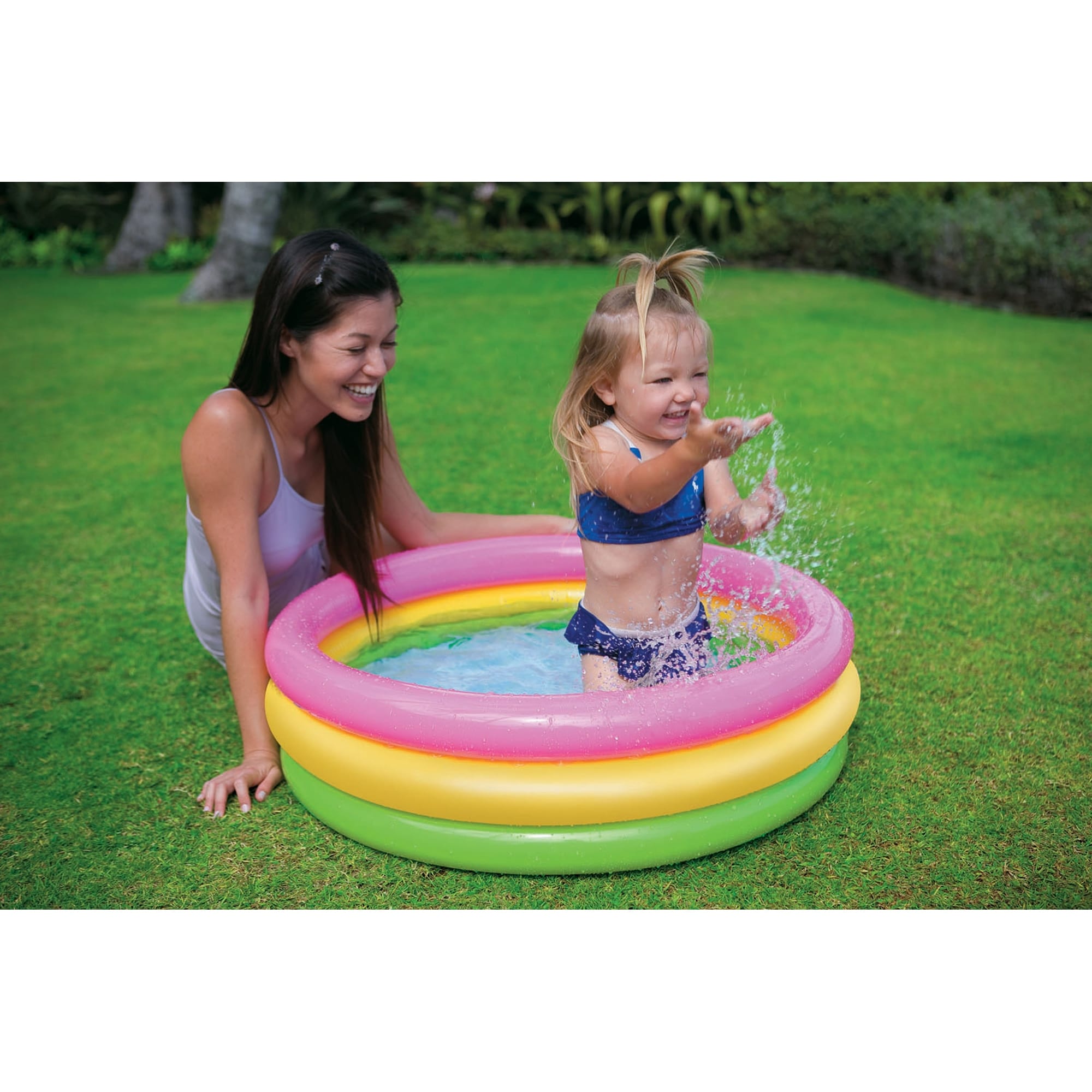 Intex 11ft X 7.5ft X 44in Dinoland Inflatable Kiddie Swimming Pool