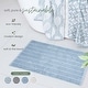 preview thumbnail 19 of 25, Martex Restore Cotton Bath Rug Soft Absorbent Quick-Dry Stripe