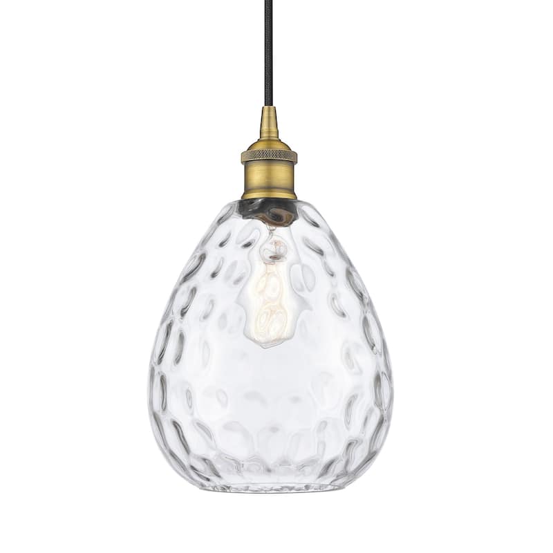 Innovations Lighting 616-1P-13-8 Waverly Pendant Waverly 8" Wide Mini - Brushed Brass / Clear