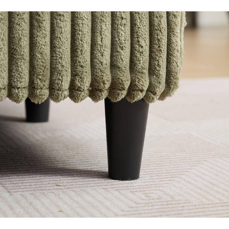 54.75" W Oversized Chaise Lounge Chair,Fluffy cushioned sofa bed