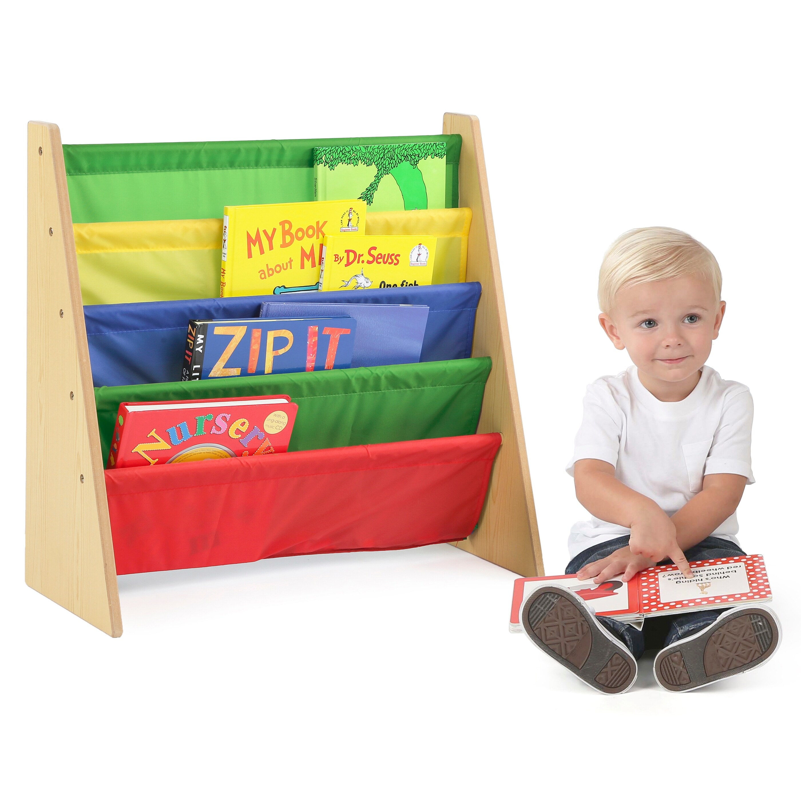 Tot tutors kids book rack storage bookshelf shop