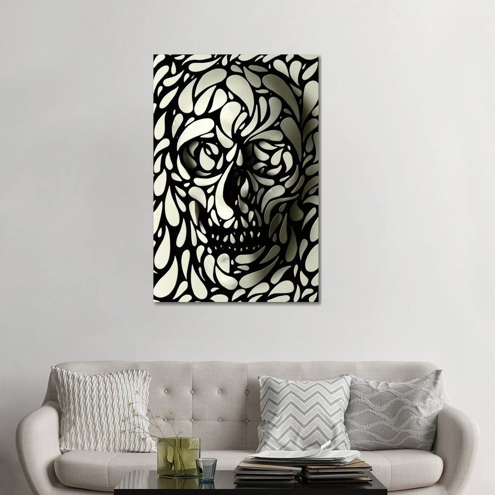 iCanvas "Skull No. 4" by Ali Gulec Canvas Print
