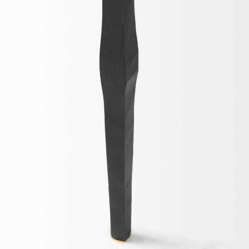 Timothy Ebony Black Iron Side Table