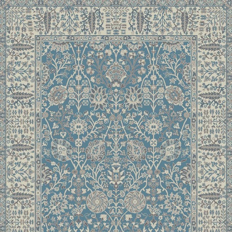Guwaw Stain Resistant Woven Area Rug By HomeRoots - 91' X '63' X '0.4
