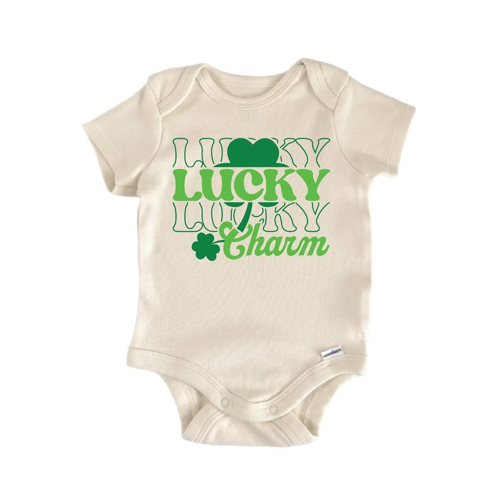 Lucky Charm St. Patrick's Day - Baby Boy Girl Clothes Bodysuit Funny Cute Newborn