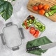 preview thumbnail 6 of 4, JoyJolt 3-Sectional Glass Food Storage Containers with Airtight Lids - Set of 5 - Set of 3