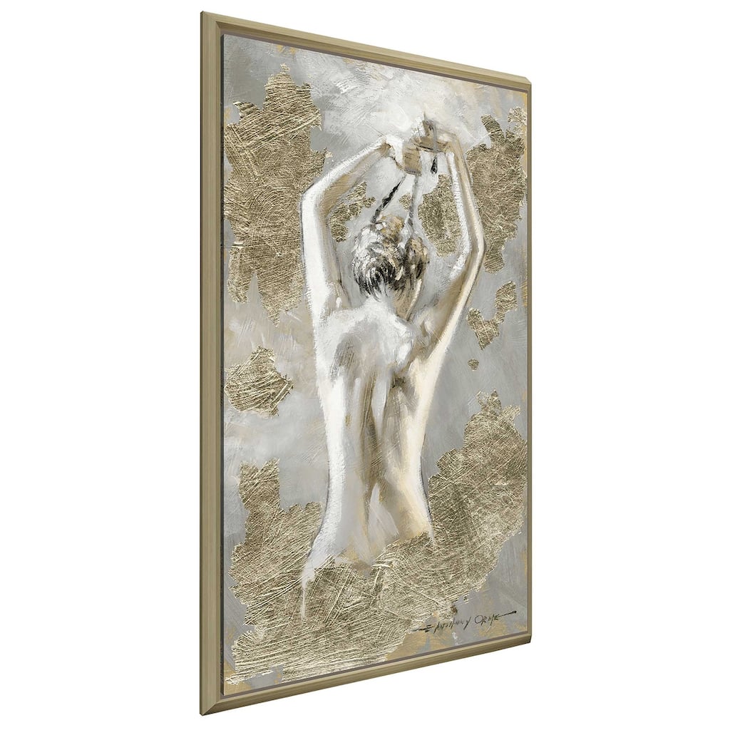 "Intimate I (Vertical" Print on Floating Canvas