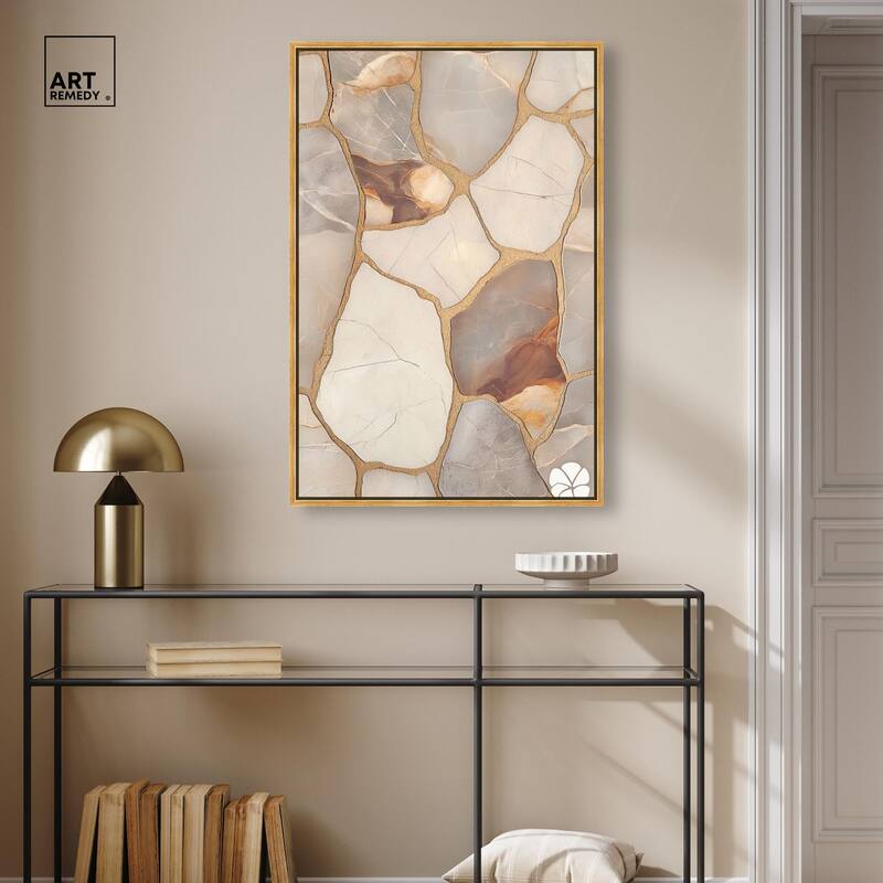 Textured Earthy Tones I Canvas by Art Remedy