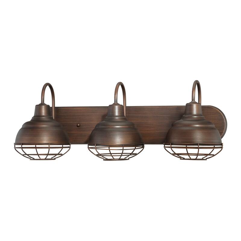 Millennium Lighting Neo-Industrial 3 Light Bathroom Vanity Light