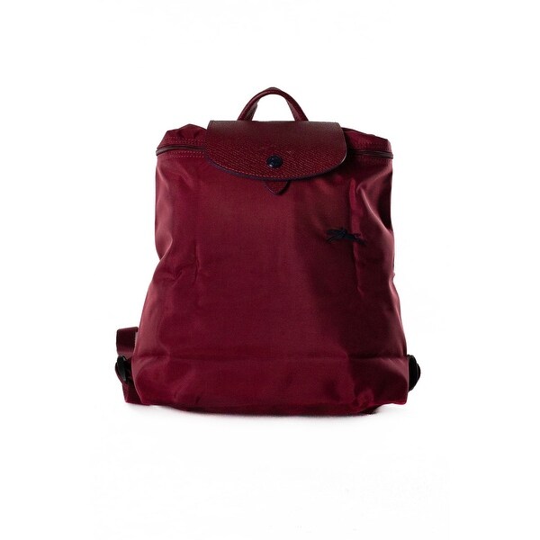 Longchamp Le Pliage Backpack In Garnet Red One Size