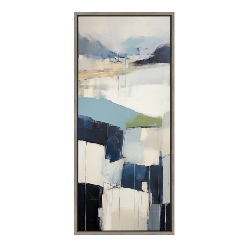 Kate and Laurel Sylvie Whispering Trees II Framed Canvas by Amy Lighthall