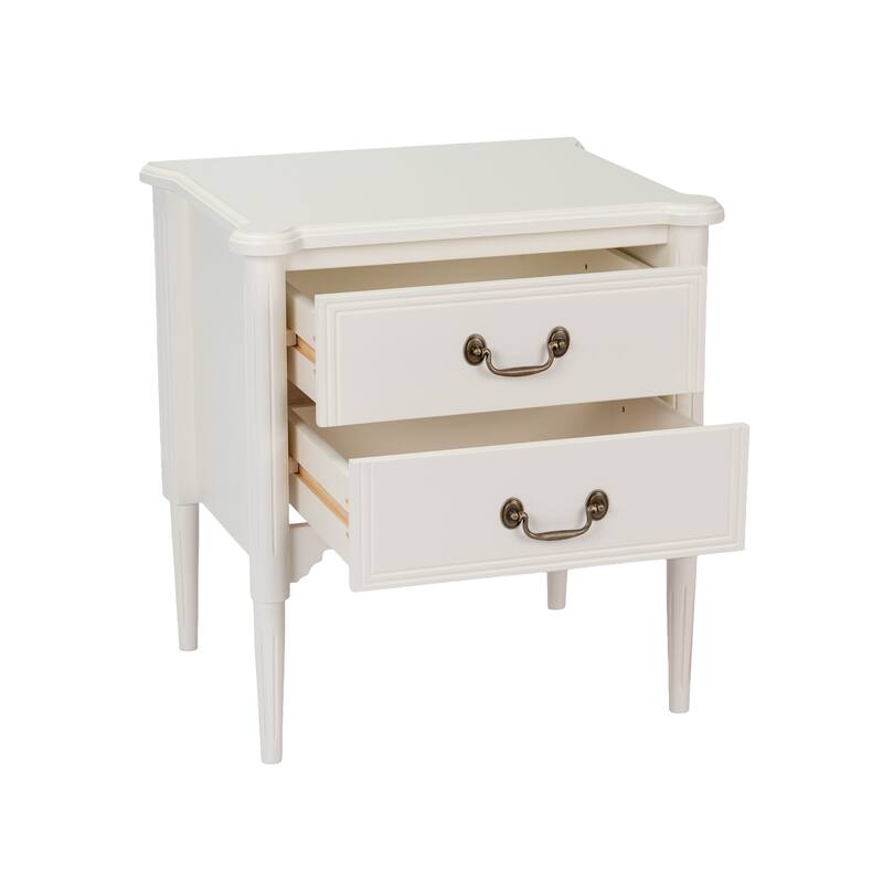 Design House Oxford End Table with Two Drawers