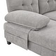 preview thumbnail 3 of 23, 103.5" Modern Chenille U-shaped Sectional Sofa with Dual Chaise Lounges and Armrest Pillows