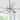 52" Chrome Modern Dimmable LED Indoor Ceiling Fan with Light and Remote