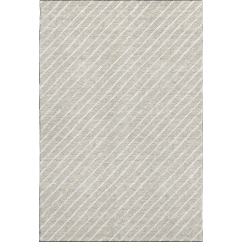 Premium Washable Super Soft Angle Stripe Mayfield Rug