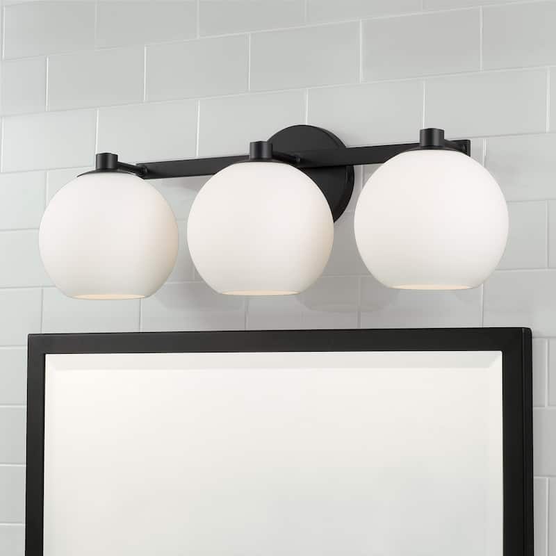 Ansley 3-Light Vanity - 22.75"W x 8"H x 7.75"E