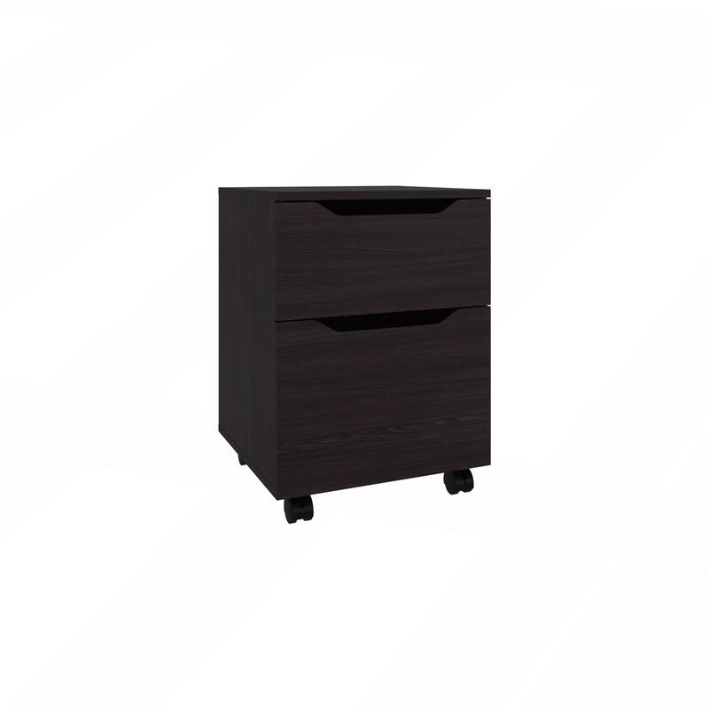 Open Shelves Nightstand with One Door for Efficient Bedroom Storage