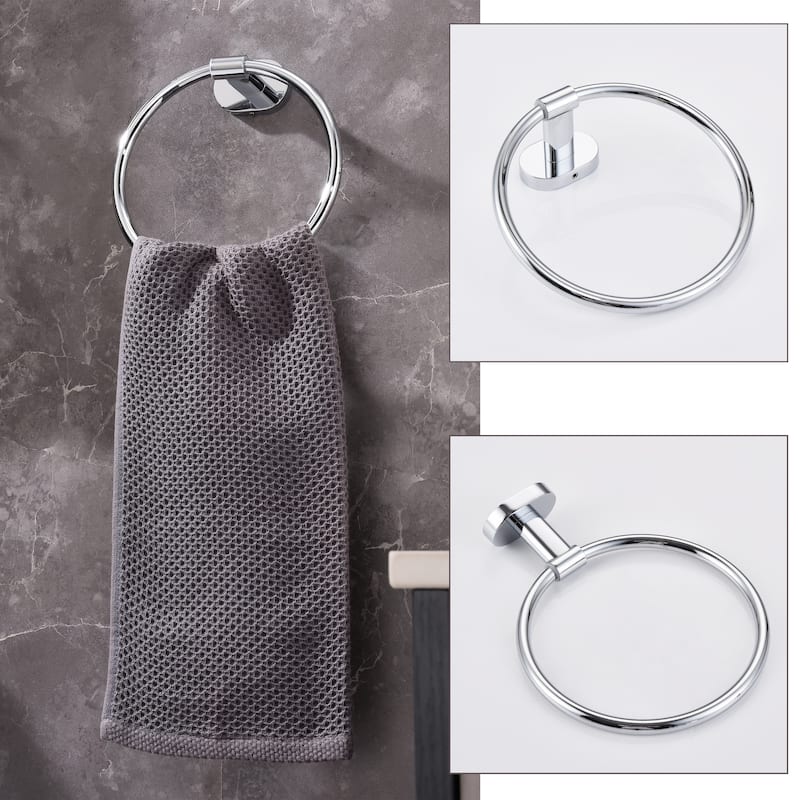 6.5in Towel Ring Rustproof Hand Towel Holder