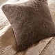 preview thumbnail 3 of 13, Madison Park Danville Beige 7 Piece Quilt Set with Euro Shams and Throw Pillows