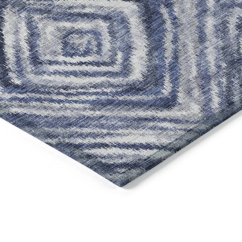 HomeRoots Geometric Transitional Rectangle Outdoor Rug