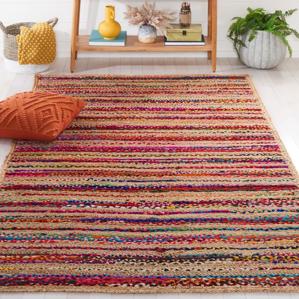 SAFAVIEH Handmade Cape Cod Annagret Coastal Jute Rug