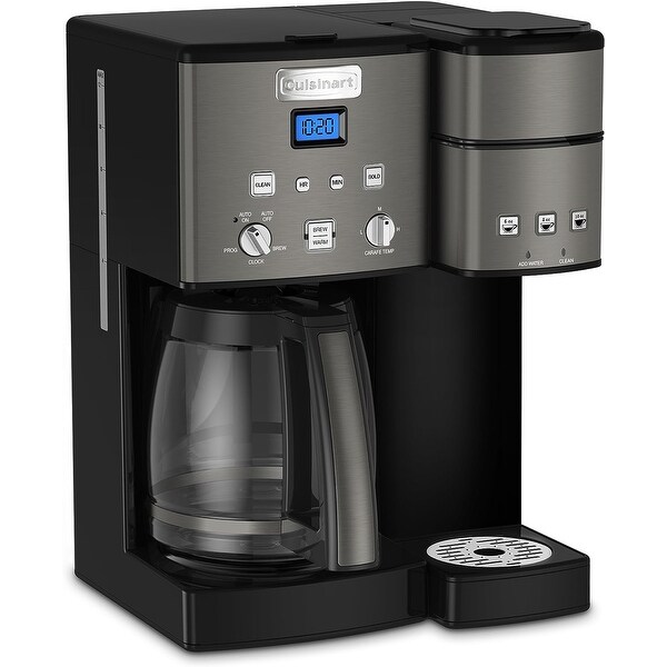 Cuisinart SS-15BKSP1 Coffee Maker,12 Cup with 3 Single-Size