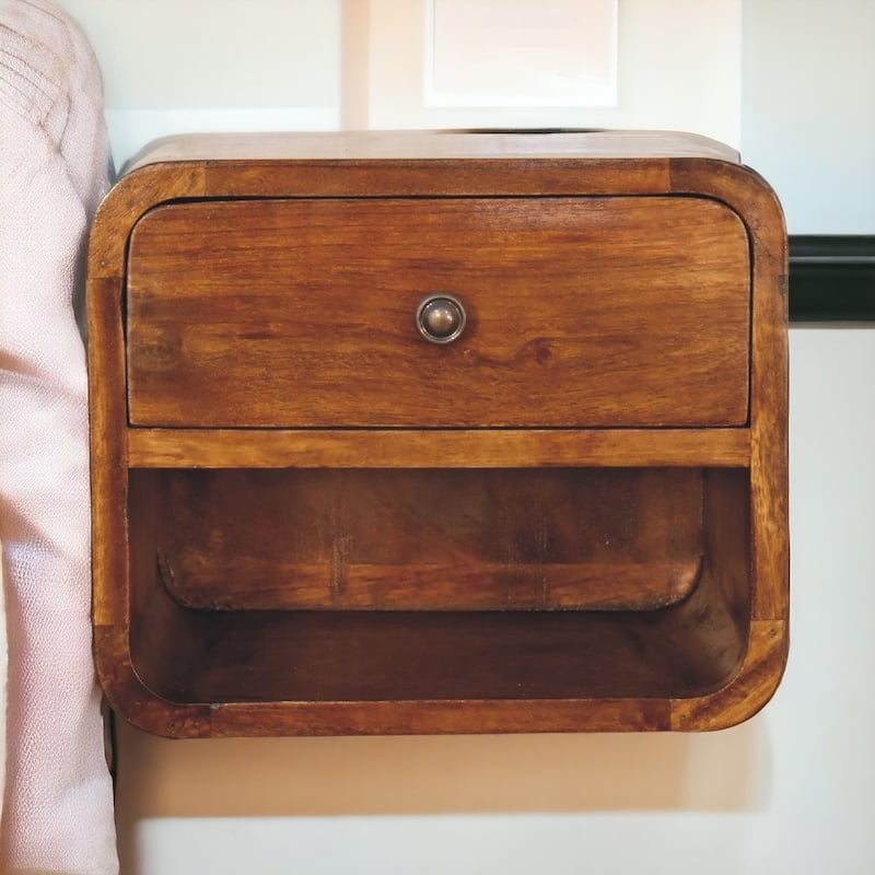 Artisan furniture Mini Curve Floating nightstand