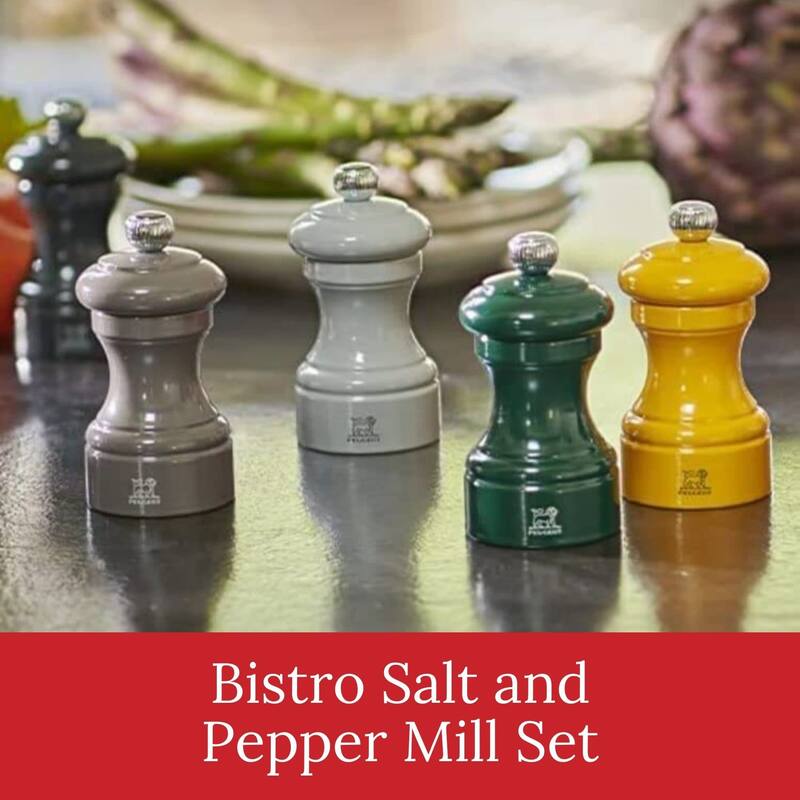 Peugeot Bistro Pepper and Salt Mill Set - 10cm - 4in.