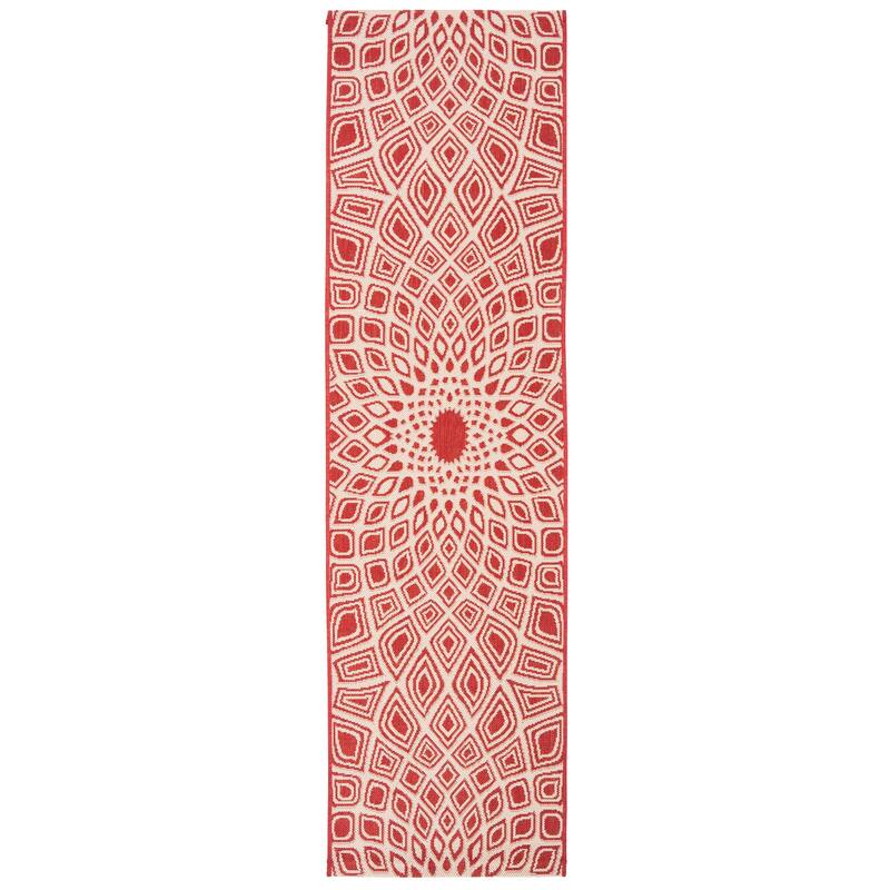 SAFAVIEH Courtyard Misako Indoor/ Outdoor Waterproof Patio Backyard Rug