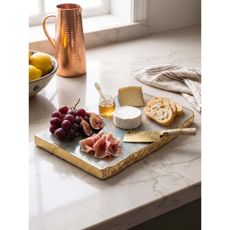 Dazzle Aventurine Cheese Board - Green