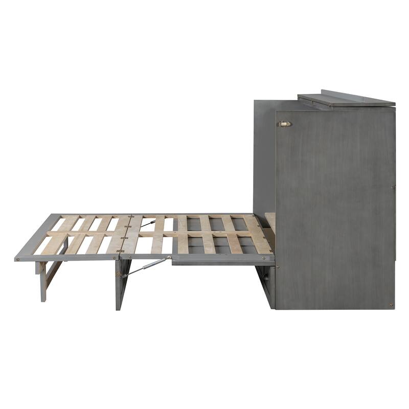 Modern Murphy Bed with Versatile Storage Drawers