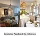 preview thumbnail 6 of 15, Mid-century Modern Gold French Country Candle Unique Chandelier Vintage Dining Room Pendant Lighting