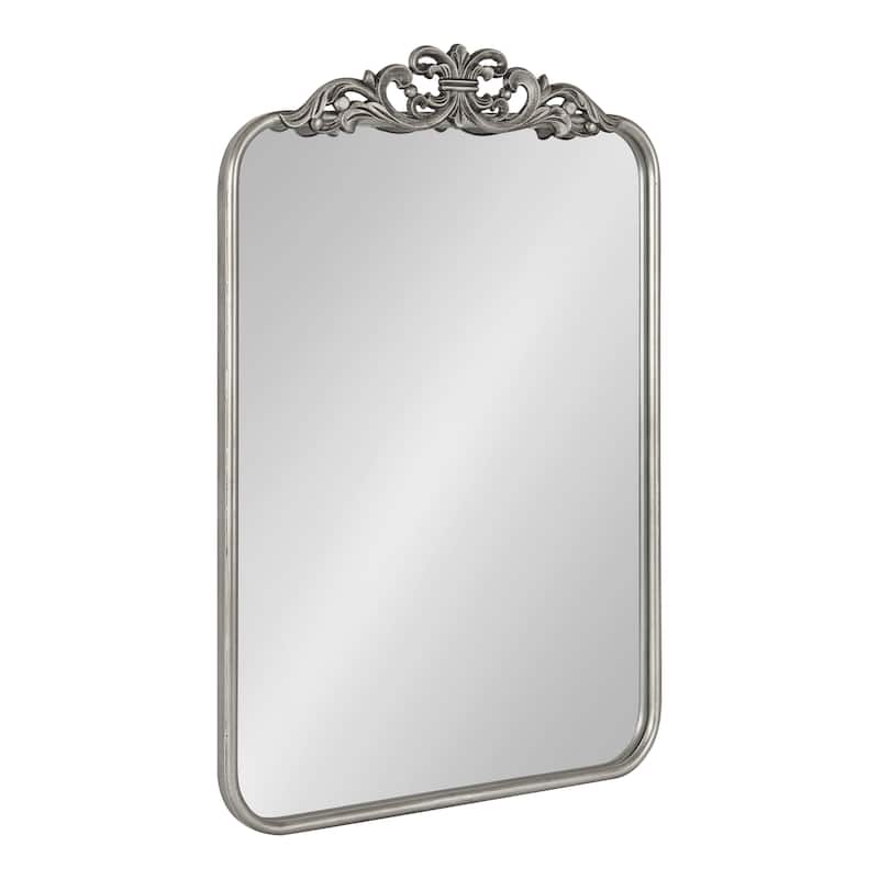 Kate and Laurel Laubry Ornate Framed Wall Mirror - 20x30 - Silver
