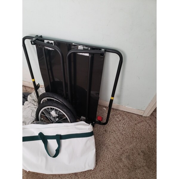 aosom wanderer cargo bike trailer